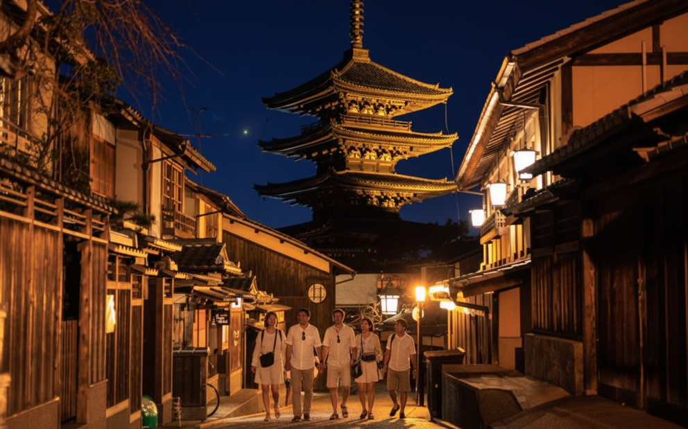 Pontocho alley in Kioto