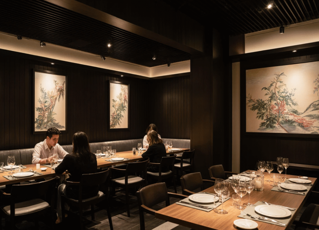 Yakitori grilling at budget izakaya in Pontocho