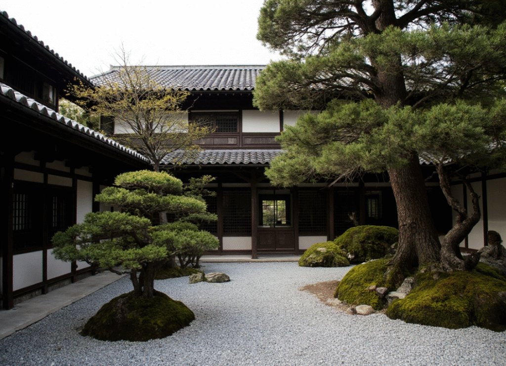 Traditional tea house in Pontocho, Kyoto, near Yasaka Shrine and Nishiki Market.