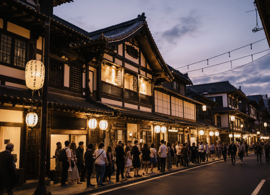 Traditional Kamigawa Odori dance performance at Kamogawa Odori Theater in Kyoto.